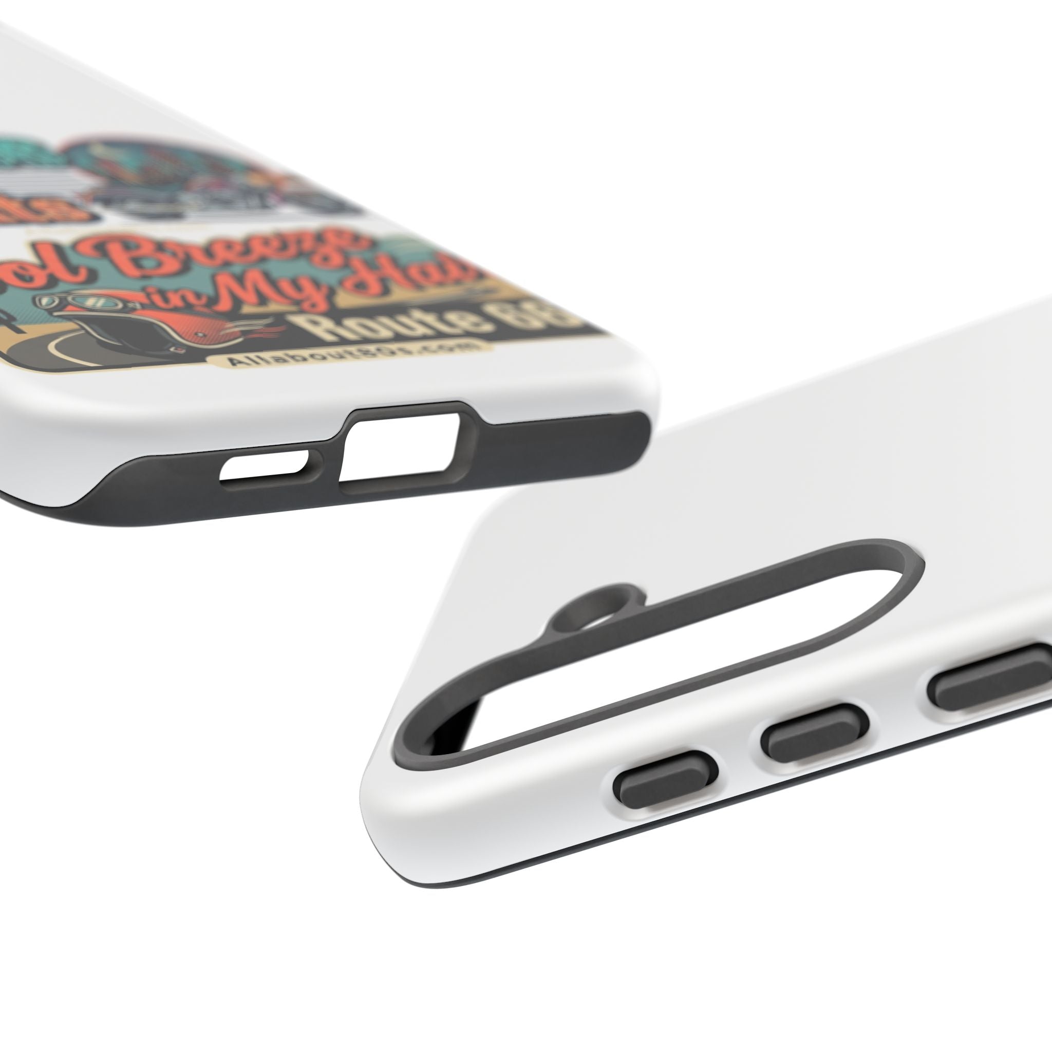Phone Case — Route 66 City Nights Motorcycle Design