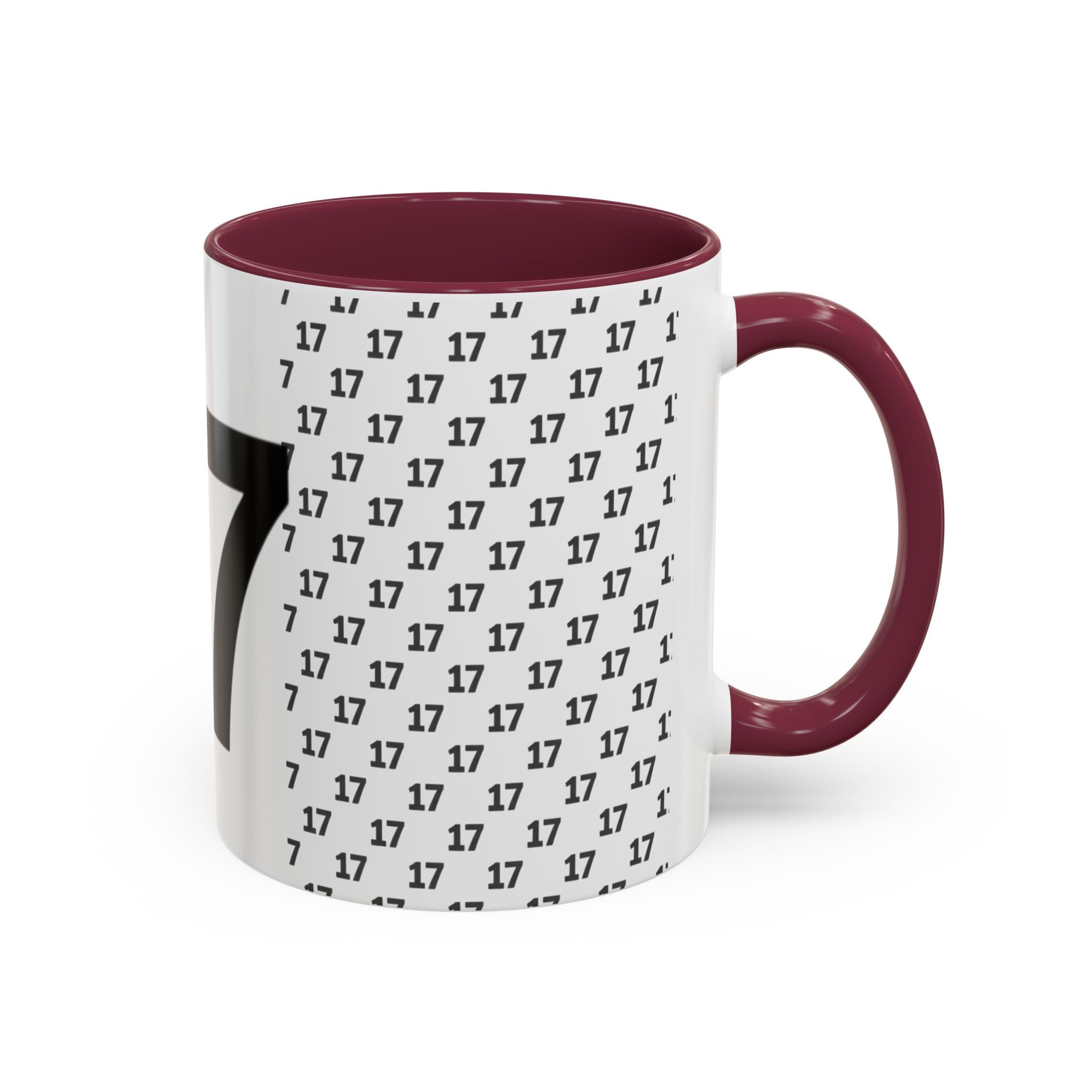 Minimalist Number Pattern Coffee Mug (11oz & 15oz)