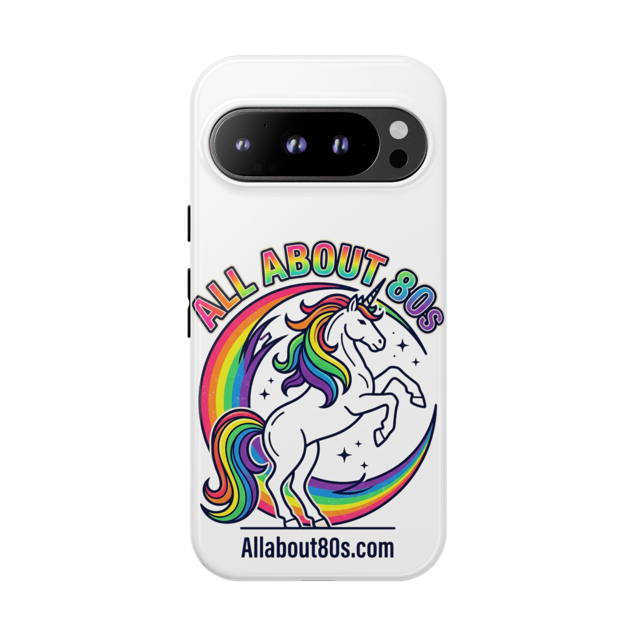 All About 80s Rainbow Unicorn Phone Case