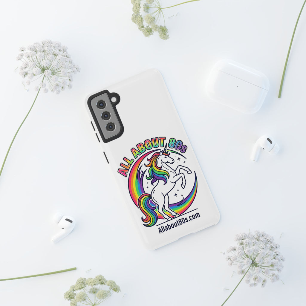 All About 80s Rainbow Unicorn Phone Case