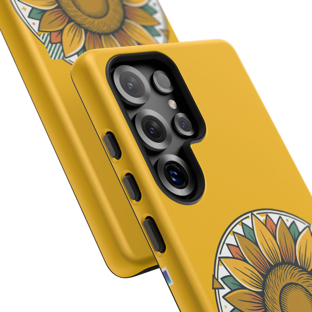 Sunflower Logo Phone Case — AllAbout80s.com Yellow Protective Cover