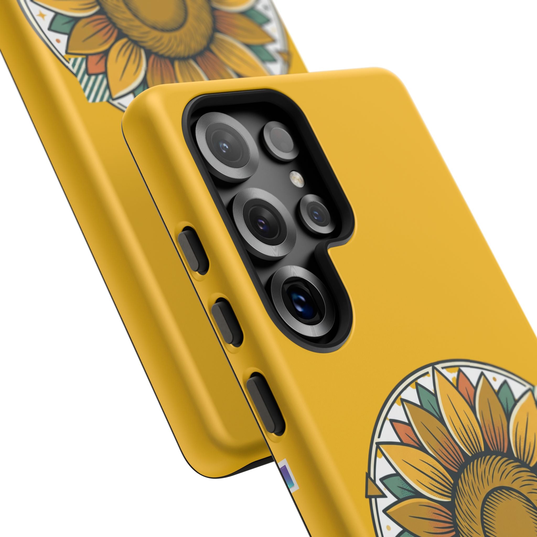 Sunflower Logo Phone Case — AllAbout80s.com Yellow Protective Cover