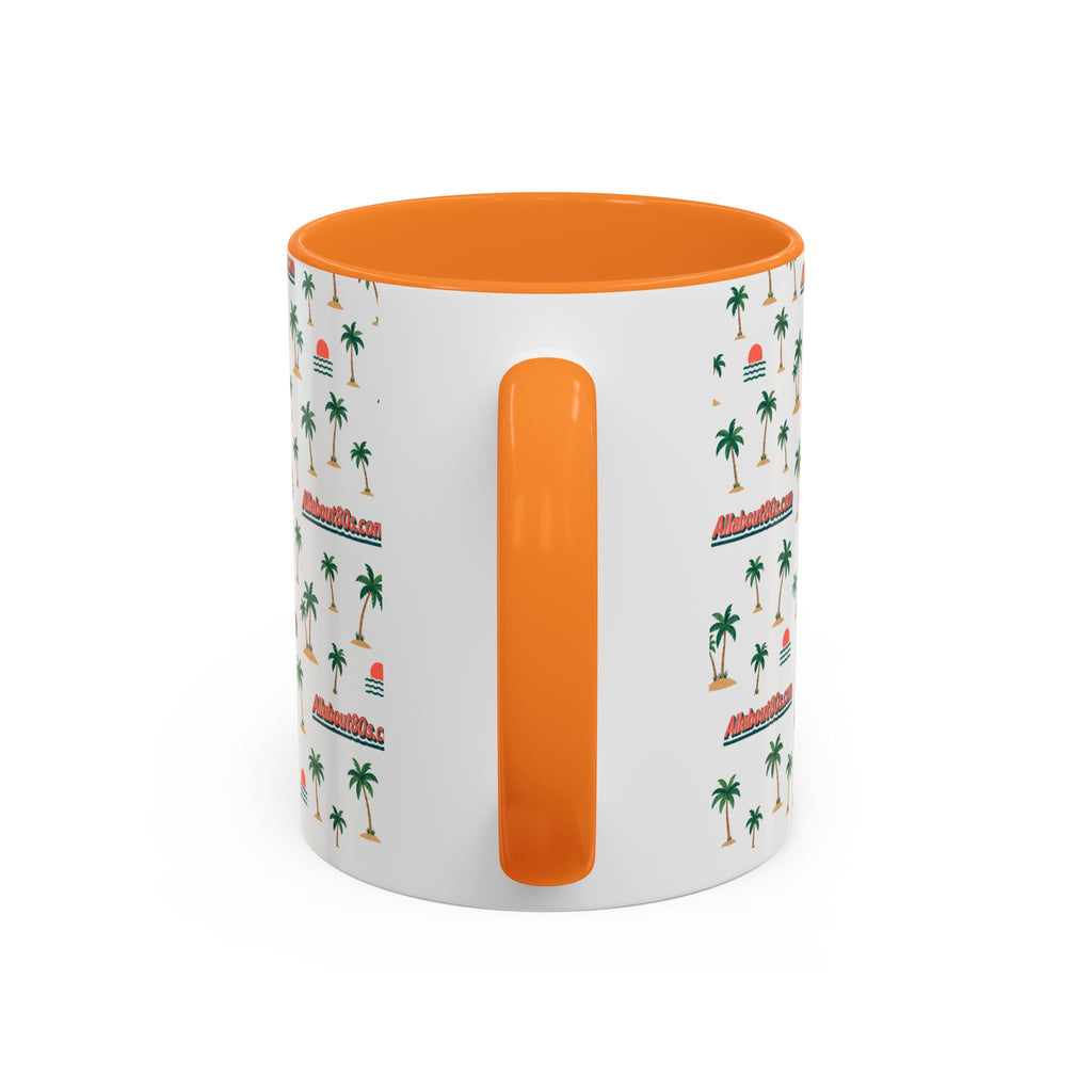 Live Your Dreams Tropical Sunset Mug
