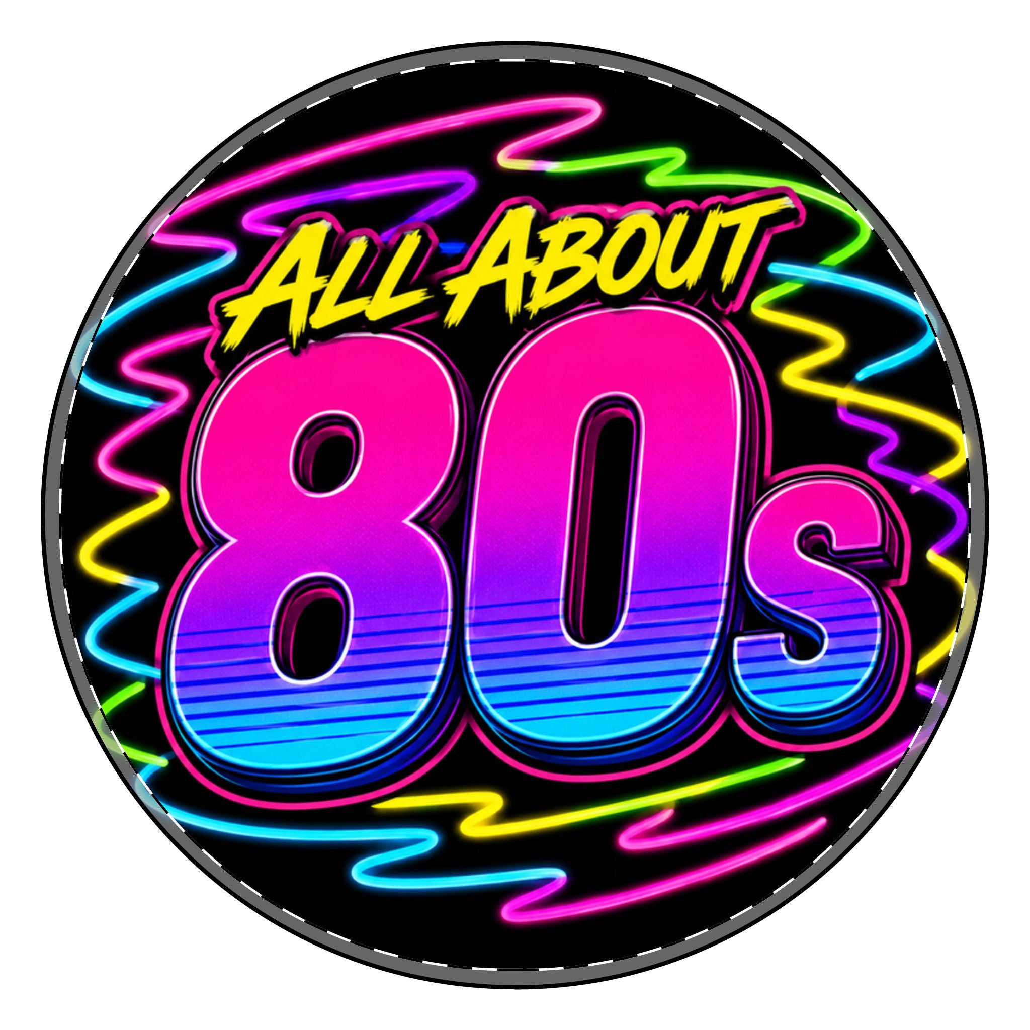 All About 80s Adjustable Picture Charm Bracelet