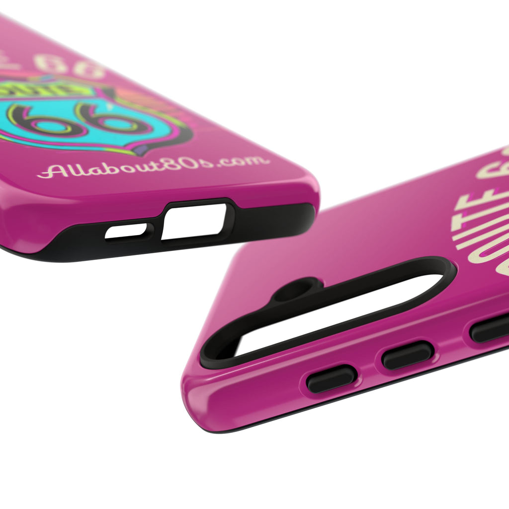 Route 66 Phone Case — Retro Neon Road Trip iPhone Cover