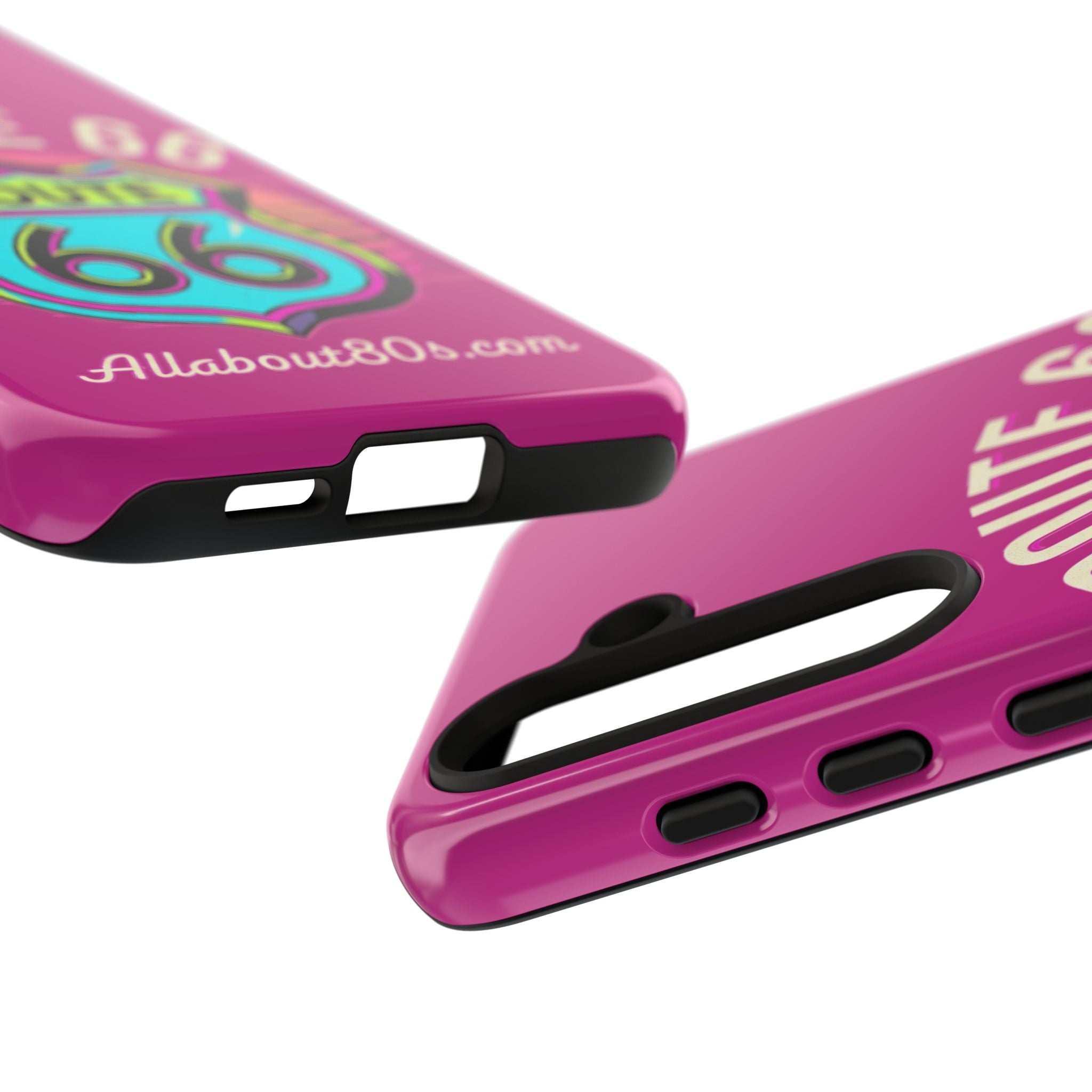 Route 66 Phone Case — Retro Neon Road Trip iPhone Cover