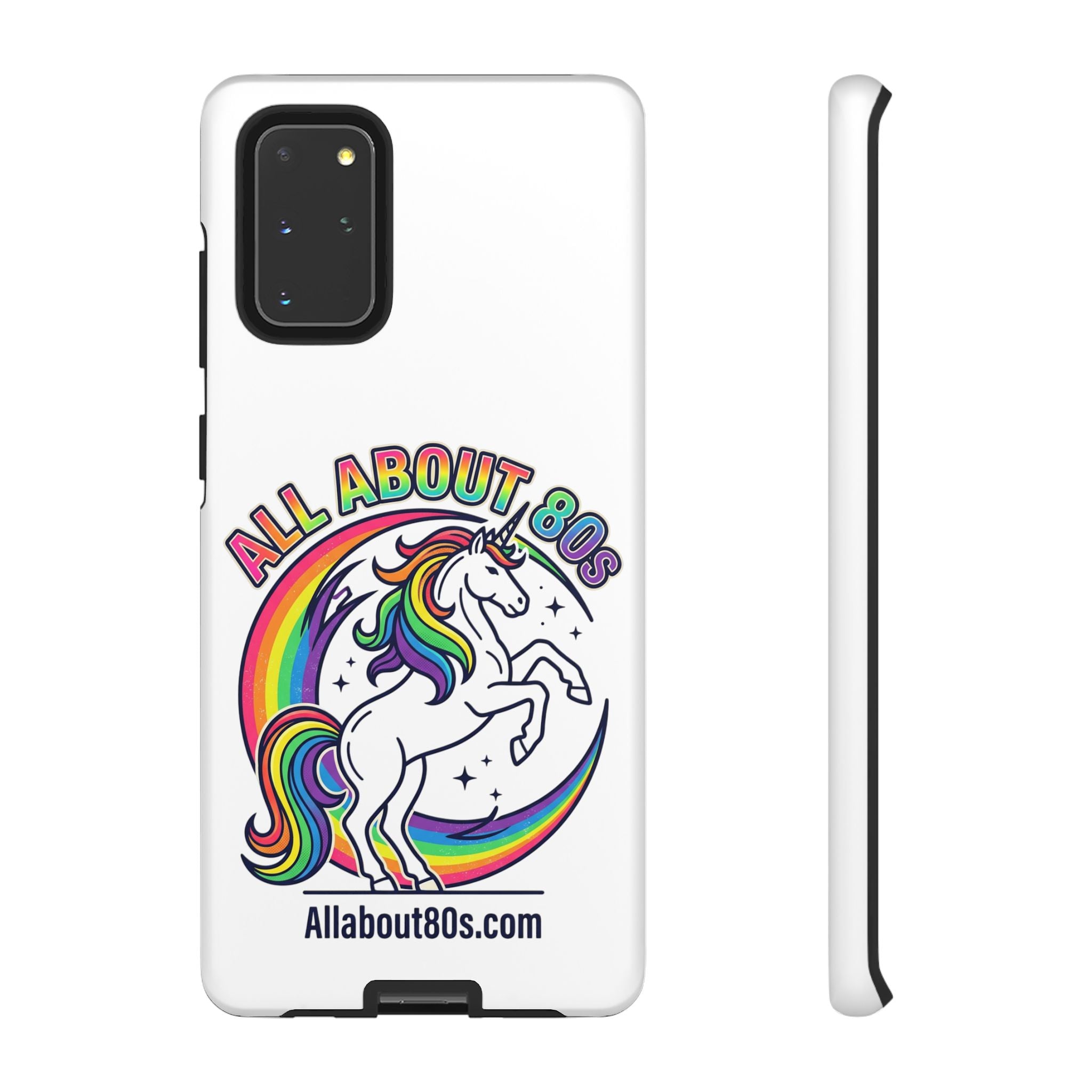 All About 80s Rainbow Unicorn Phone Case