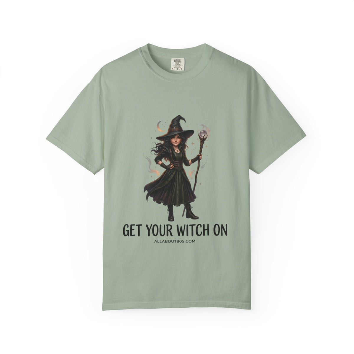 Witch Graphic T-Shirt — "Get Your Witch On" Halloween Tee