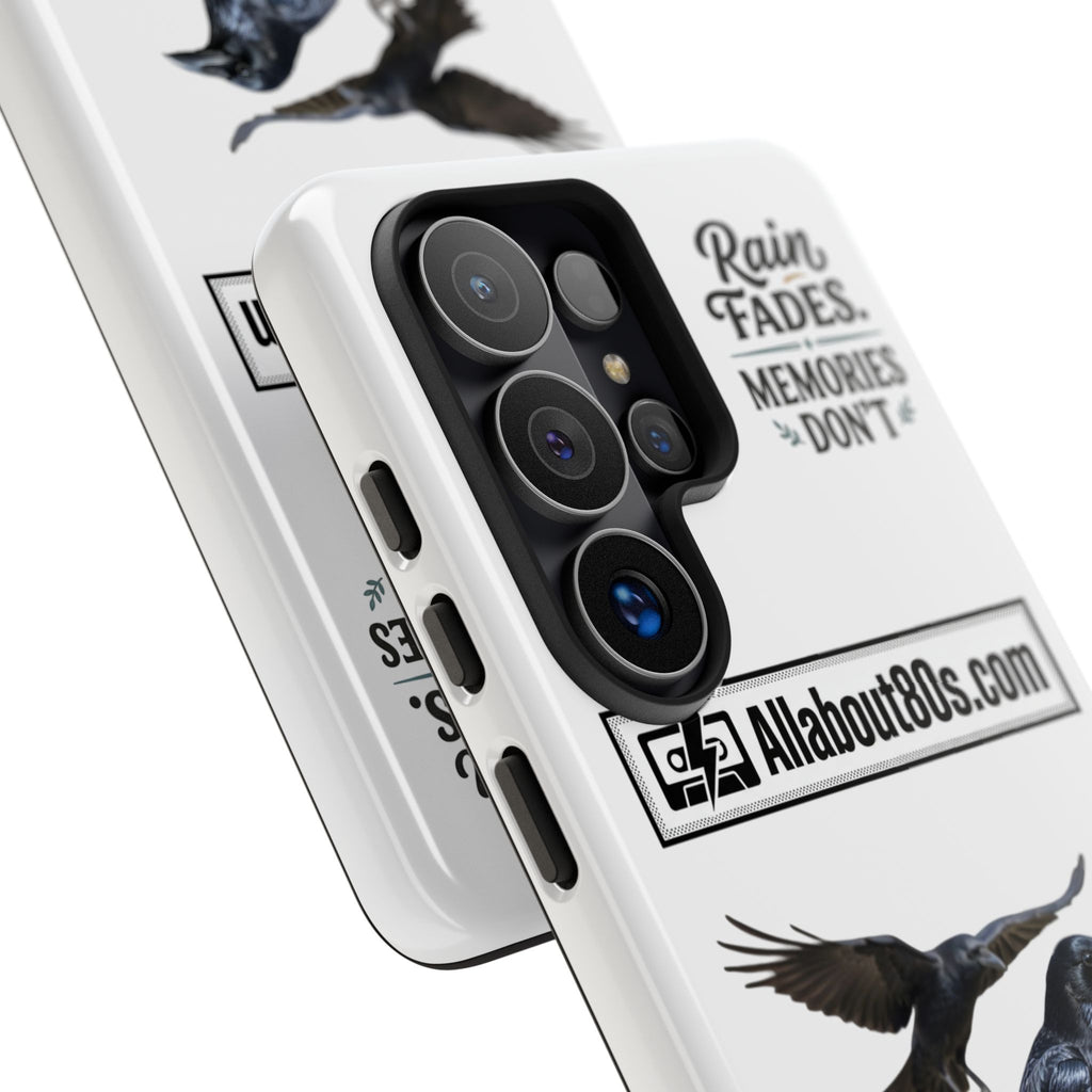 Raven Flight Phone Case — Protective iPhone Case with Black Crow Design