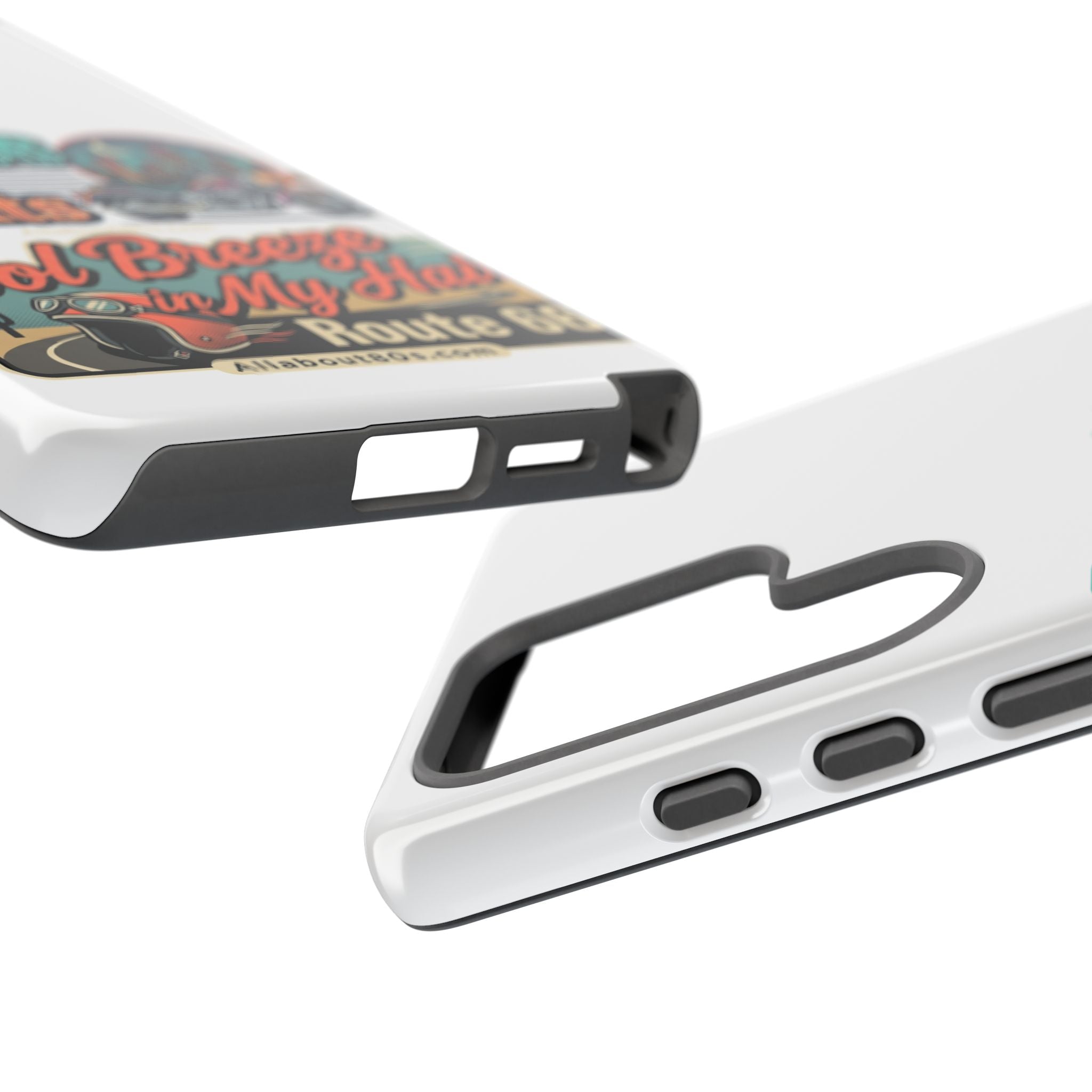 Phone Case — Route 66 City Nights Motorcycle Design