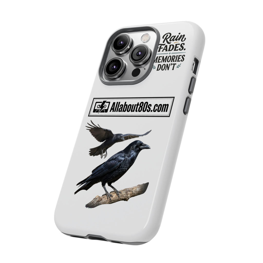 Raven Flight Phone Case — Protective iPhone Case with Black Crow Design