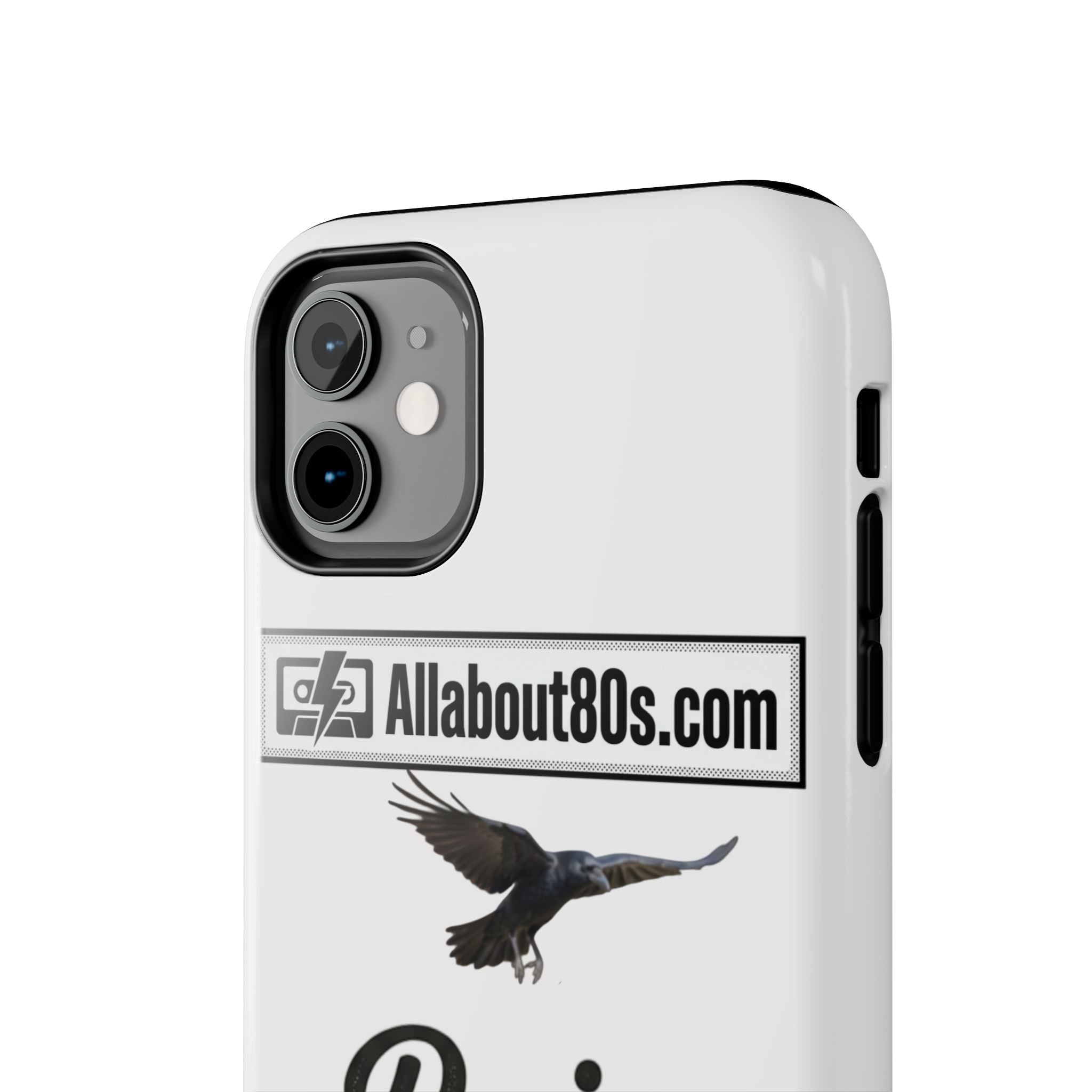 Tough Phone Case — "Rain Fades. Memories Don't" Raven Phone Cover, Protective iPhone Case