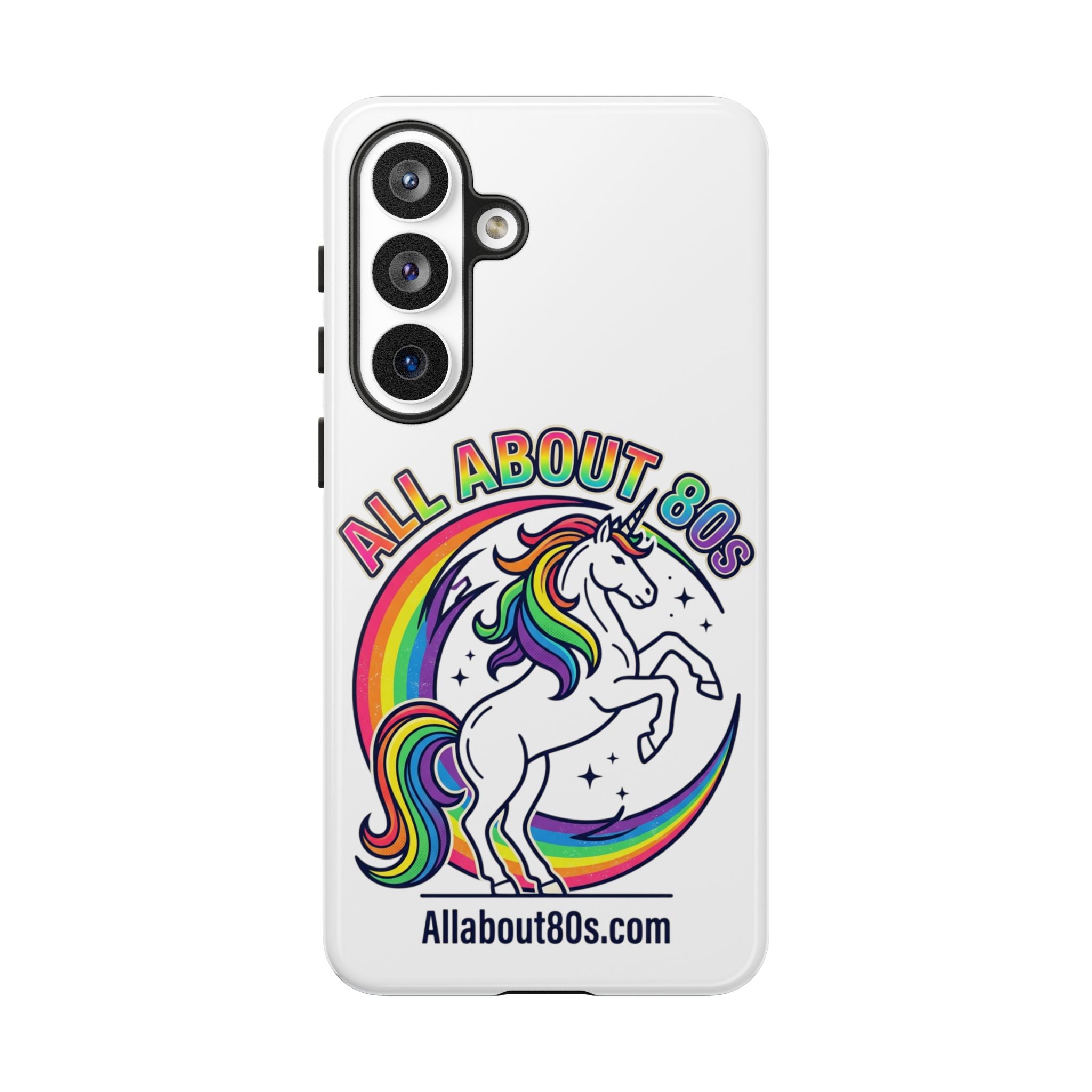 All About 80s Rainbow Unicorn Phone Case