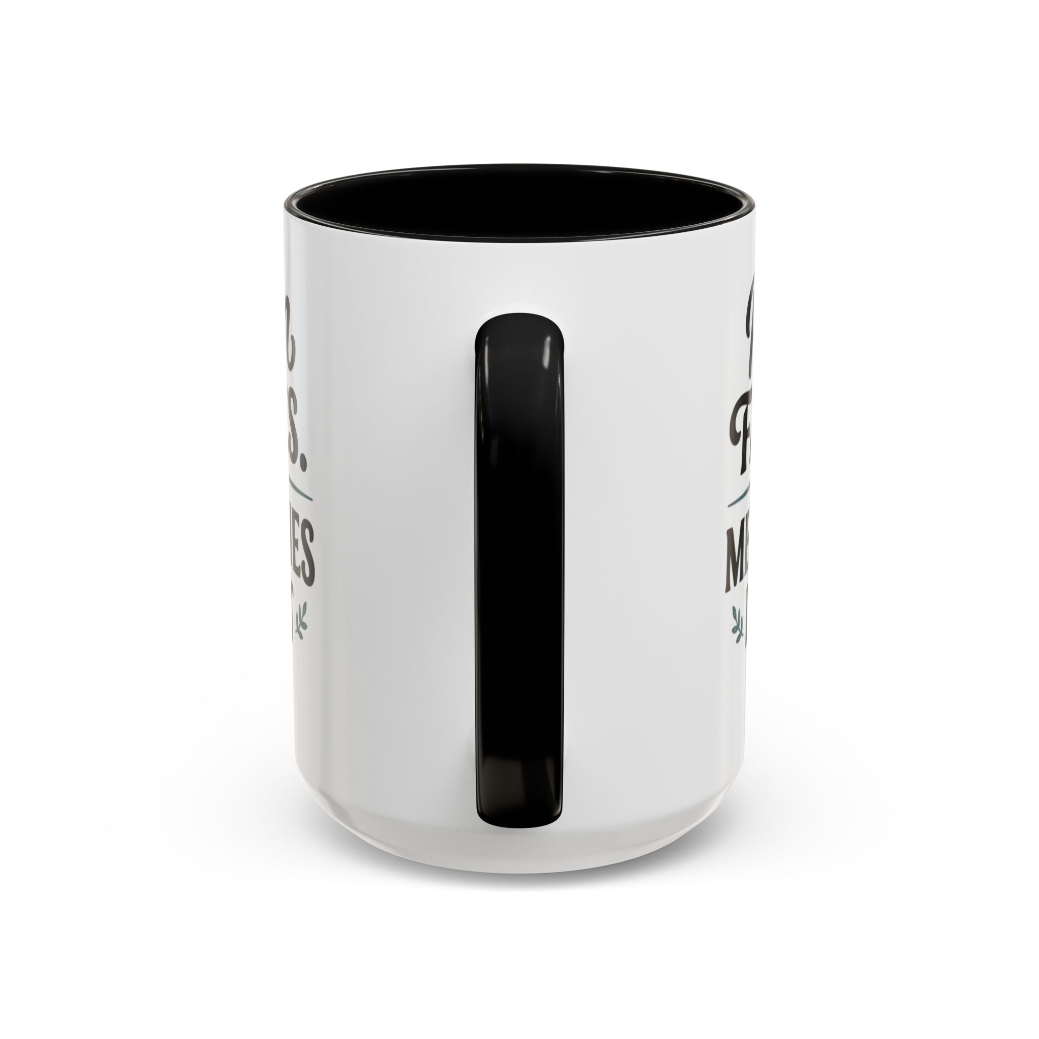 Accent Coffee Mug — "Rain Fades. Memories Don't." Inspirational Ceramic Coffee Mug