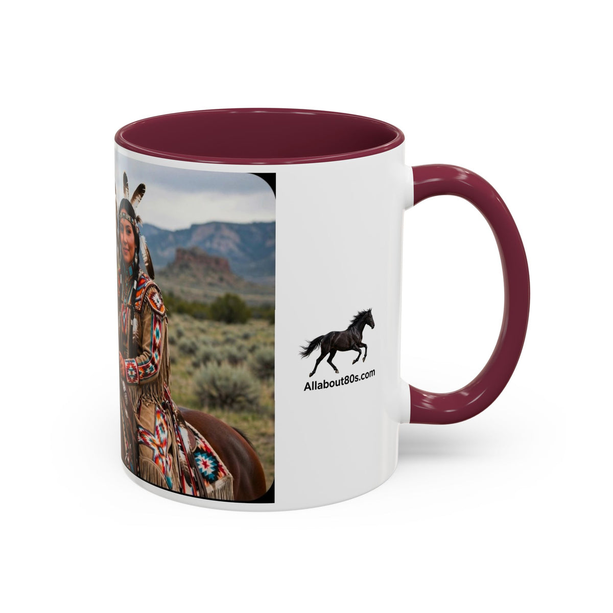 Native American Couple Photo Coffee Mug (11oz/15oz)