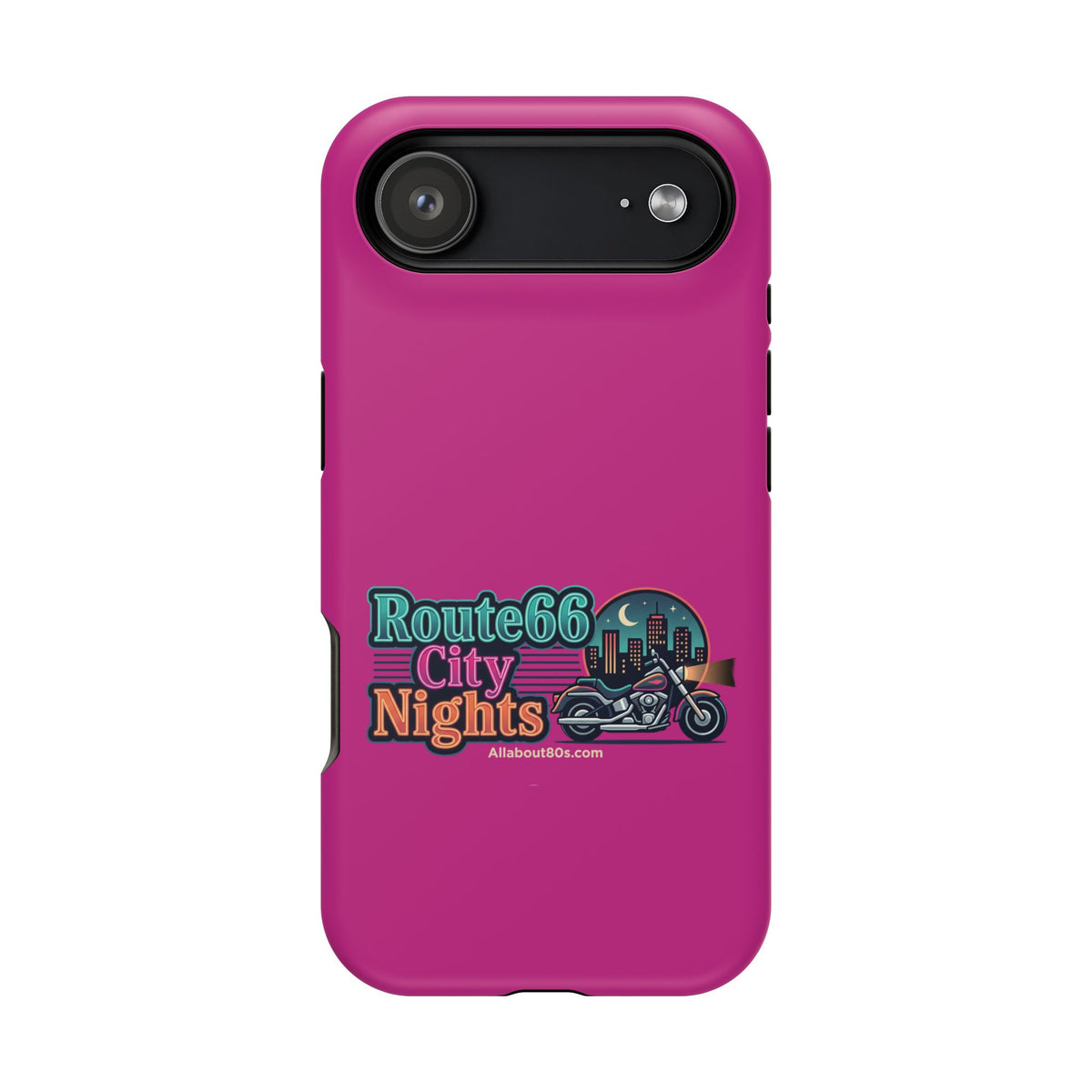 Phone Case — 'Route 66 City Nights' Magnetic Impact-Resistant Case