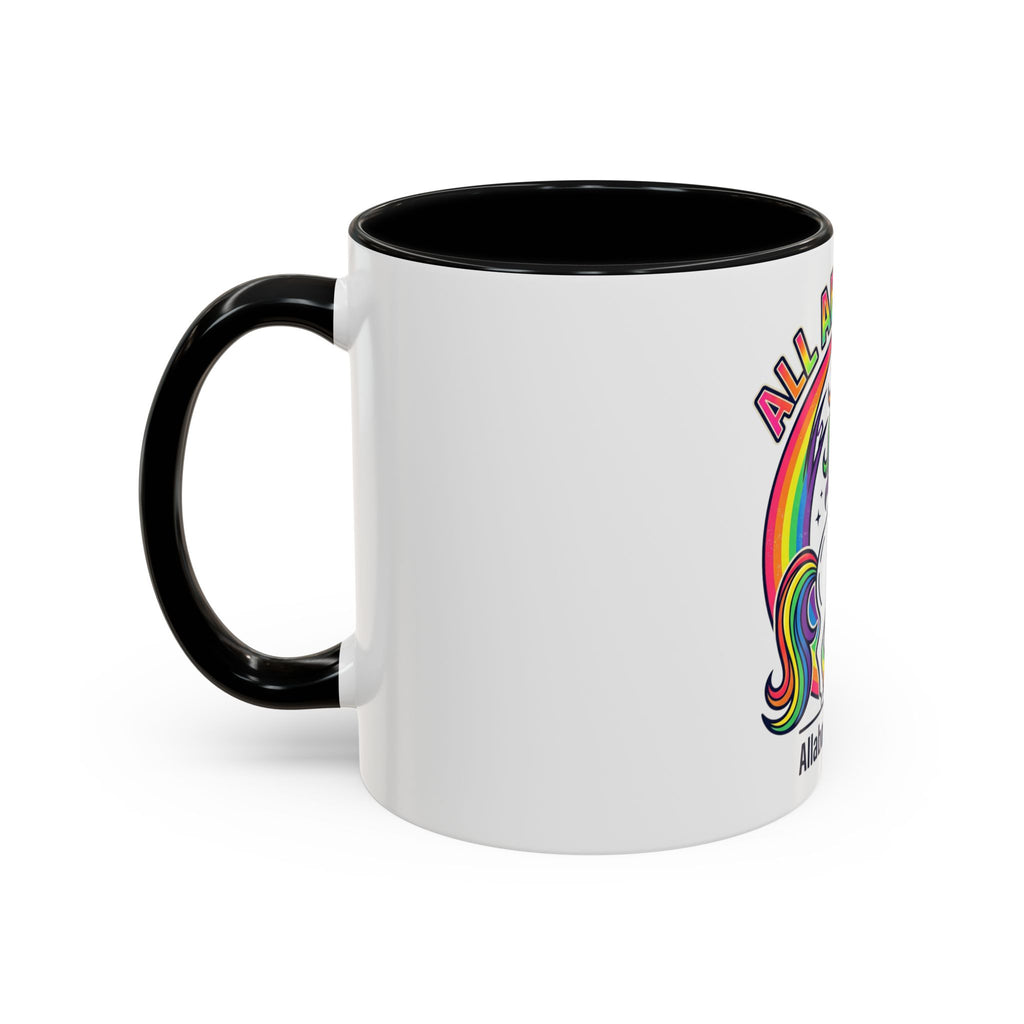 All About 80s Unicorn Rainbow Coffee Mug (11/15oz)