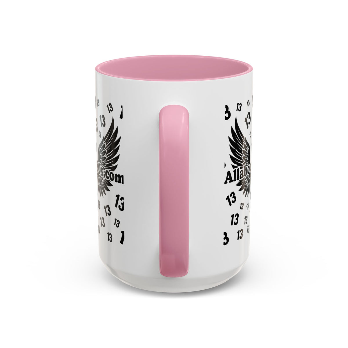 Number 13 Accent Mug — Bold Sports-Style Ceramic Coffee Cup (11oz/15oz)