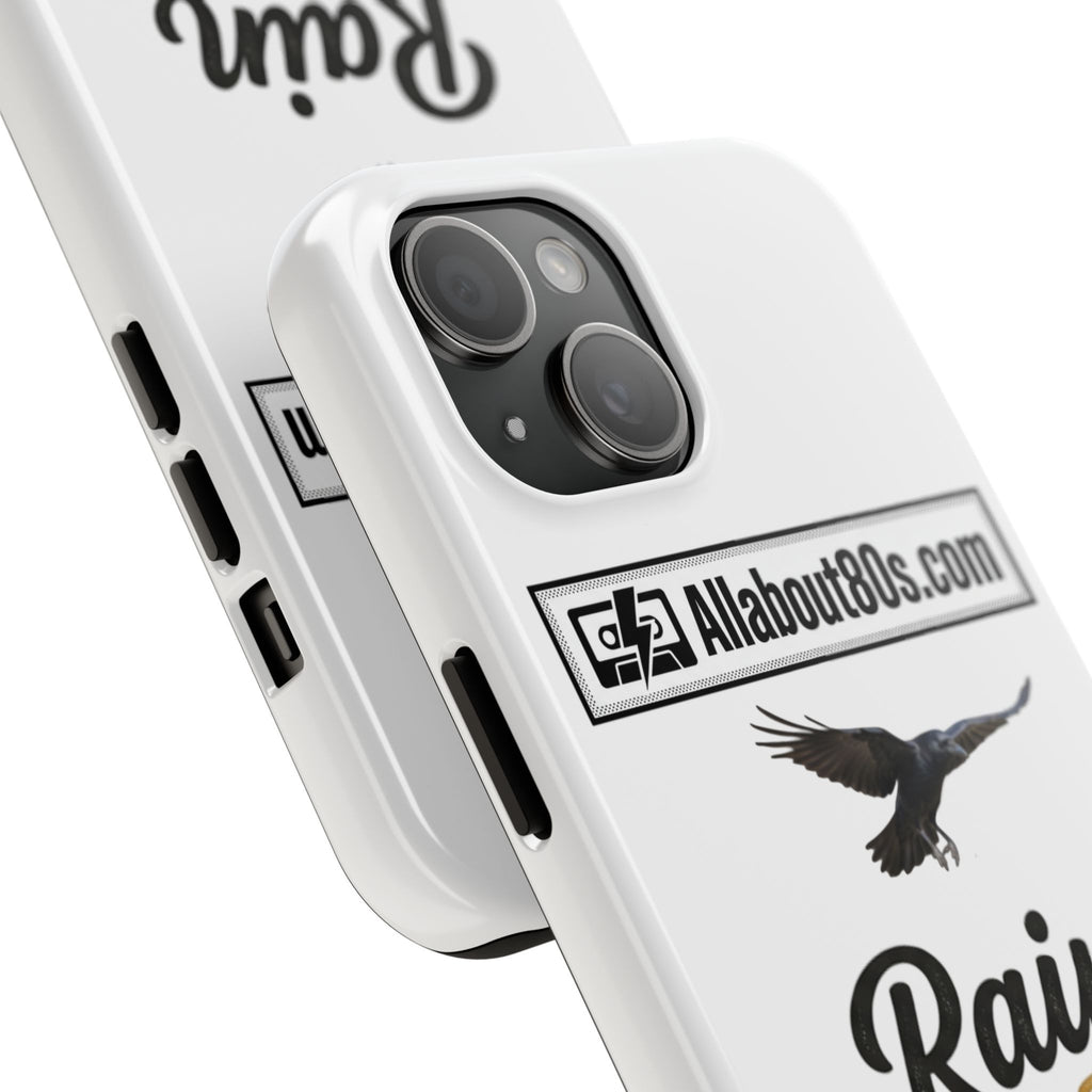 Tough Phone Case — "Rain Fades. Memories Don't" Raven Phone Cover, Protective iPhone Case
