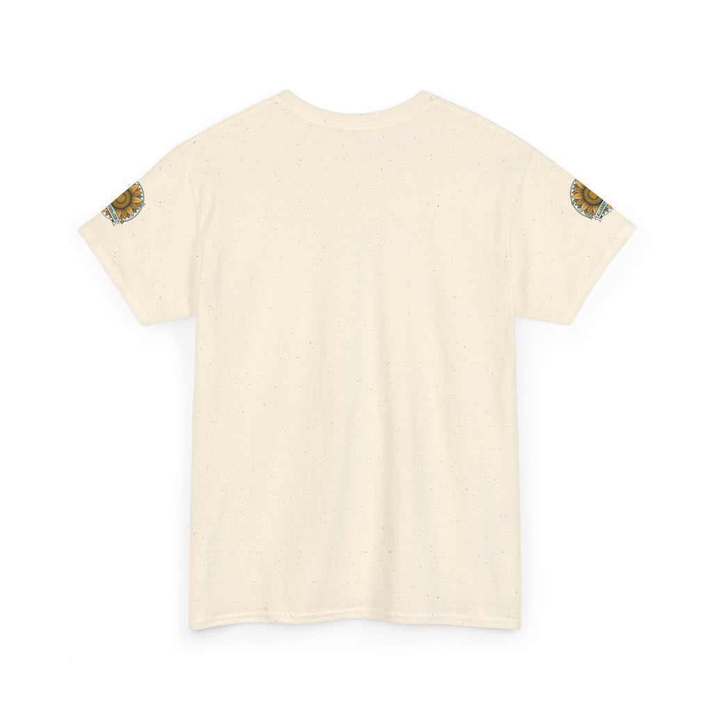 Sunflower Logo T-Shirt — AllAbout80s.com Vintage Floral Tee