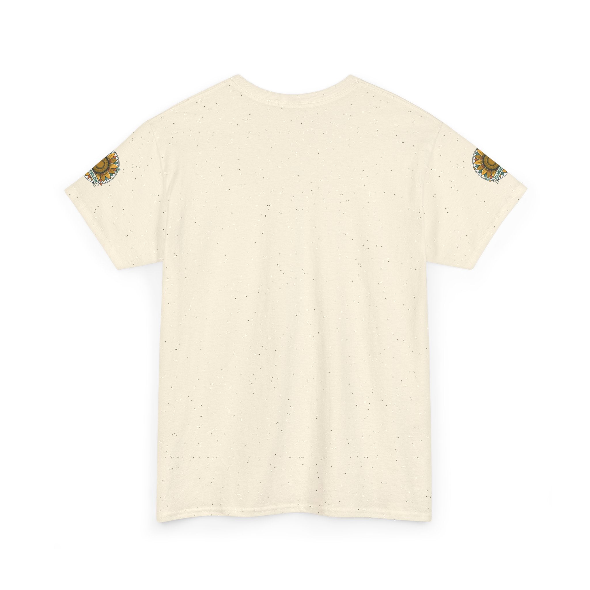 Sunflower Logo T-Shirt — AllAbout80s.com Vintage Floral Tee