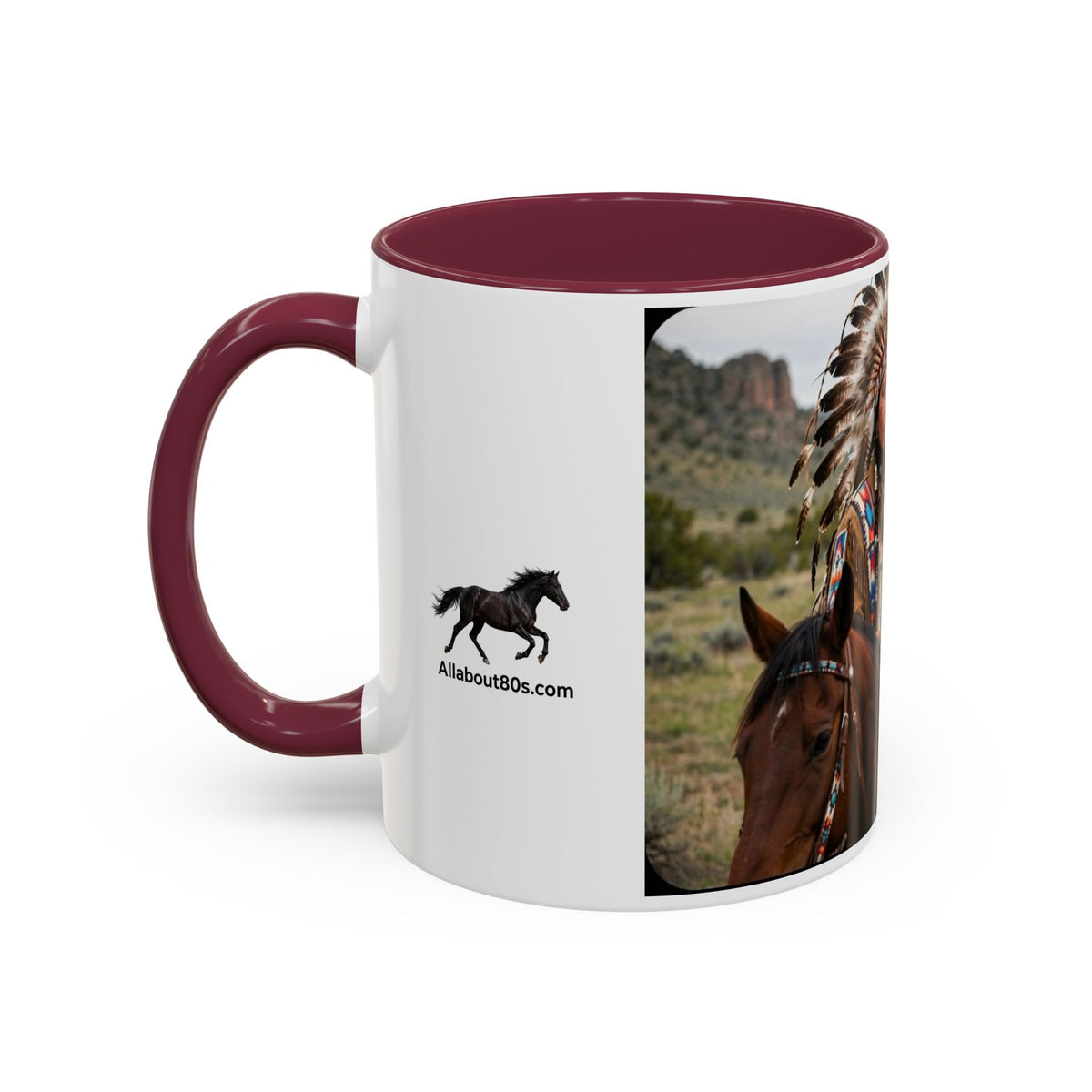 Native American Couple Photo Coffee Mug (11oz/15oz)