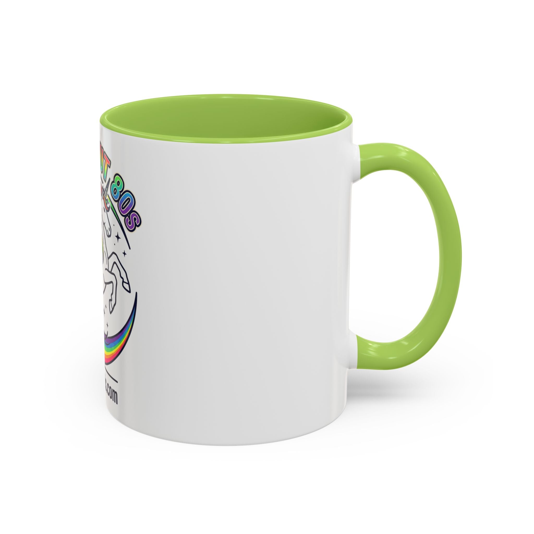 All About 80s Unicorn Rainbow Coffee Mug (11/15oz)