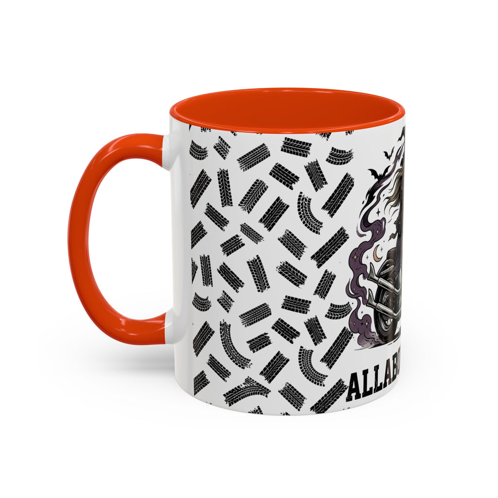 Witch Biker Mug – Motorcycle Witch Coffee Cup (11oz/15oz)