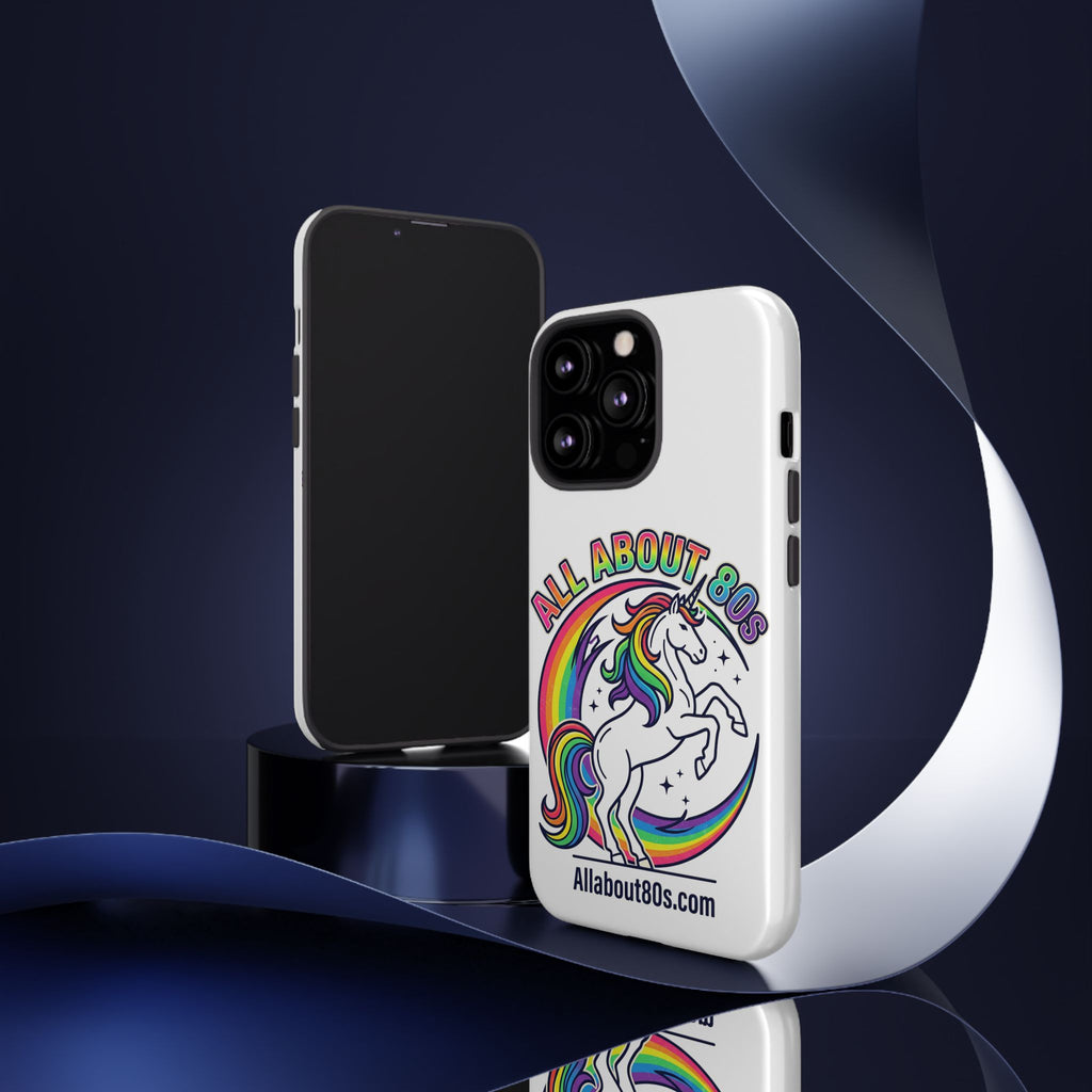 All About 80s Rainbow Unicorn Phone Case